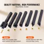 7 stykker indekserbar drejebænk Turning Tool Holder, 3/8 in