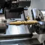 7 Pieces Indexable Lathe Turning Tool Holder, 1 cm, CNC Heavy-Duty Metal Lathe Cutting Tools, with Tin Coated Carbide Inserts Al