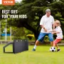 Soccer Rebounder Board, 114.3 x 45.7 cm Portable Soccer Wall with 2 Angles Rebound, Foldable HDPE Kickback Rebound Board, Soccer