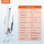 Linear Actuator 12V 45.7 cm High Load 149.7 kg/1500N 0.5 cm/s IP54 Protection