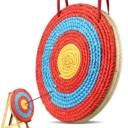 Archery Target, 3 Layers 20" Arrow Target, Traditional Solid Straw Round Archery Target Shooting Bow, Hand-Made Arrows Target,