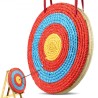 Archery Target, 3 Layers 20" Arrow Target, Traditional Solid Straw Round Archery Target Shooting Bow, Hand-Made Arrows Target,