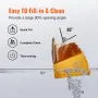 Drywall Flat Box, 10-Inch Wide Quick Clean, Aluminum Finishing Mud Box for Plasterboard, Wallboard, Sheetrock, Bonus Mudguard, E