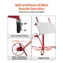Drywall Rolling Lifter Panel, 16ft Sheetrock Lift Drywall Lift, 150lb Weight Capacity Panel Hoist Jack Tool, Steel Material with