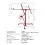 Gips rullende løfterpanel, 16ft Sheetrock Lift Dripsselift, 150