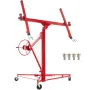 Drywall Rolling Lifter Panel, 16ft Sheetrock Lift Drywall Lift, 150lb Weight Capacity Panel Hoist Jack Tool, Steel Material with