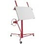 Drywall Rolling Lifter Panel, 16ft Sheetrock Lift Drywall Lift, 150lb Weight Capacity Panel Hoist Jack Tool, Steel Material with