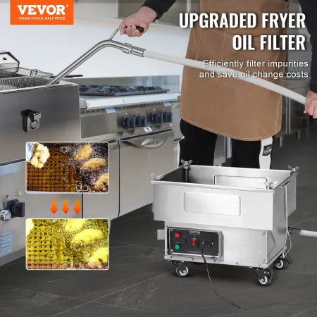 Mobil friturefilter, 18L olietankkapacitet