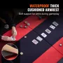 10 Player Foldable Poker Table, Blackjack Texas Holdem Poker Table with Padded Rails and Stainless Steel Cup Holders, Portable F