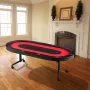 10 spiller sammenklappeligt pokerbord, blackjack Texas Holdem