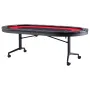 10 spiller sammenklappeligt pokerbord, blackjack Texas Holdem