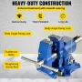 Multipurpose skruestik 6-tommer Bench Vise 360-grader
