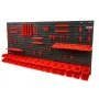 Vægmonterede opbevaringsboks, 30-bin dele rack arrangør garage