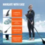 Oppustelig stand up paddle board, 10 'x 33 "x 6" bredt sup