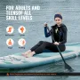 Inflatable Stand Up Paddle Board, 10' x 33" x 6" Wide SUP Paddleboard, with Board Accessories, Pump, Paddle, Fin, Phone Bag, Bac