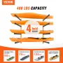 Wall Kayak Storage Rack, 4-Capacity Wall Mounted Kayak Holders for Kayak Canoe Paddle Board, Kayak Storage Hooks with Adjustable
