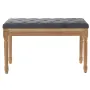Upholstered Bench, 16"W Ottoman Bench, End of Bed Bench with Foam Padded Cushion and Rubberwood Legs, Tufted Footrest Stool Entr