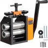 Rolling Mill, 2.95"/75 mm Jewelry Rolling Mill Machine, 1: 2 Gear Ratio, 3-in-1 Multi-function Rolling Mill, 0.03-6.5mm Press