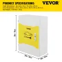 Tesla Charger Station Box, 70x50x25cm, Outdoor Cable Box Charging Box Cable Organizer, IP32 Waterproof Dustproof Cool Roll Steel