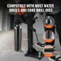 Core Drill Bit, 10.8 cm Wet Diamond Core Drill Bits, 35.6 cm Drilling Depth Concrete Core Drill Bit with Saw Blade, 3.2 cm-7 Inn