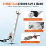 Lineær aktuator 12V 12inch 0,55 "/s Højhastighed 220 lbs/1000N
