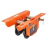 Electric Hoist Manual Trolley, 1100 lbs/0.5 Ton Capacity for PA200 PA250 PA300 PA400 PA500, Push Beam Trolley with Dual Wheels,