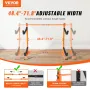 Freestanding Kayak Storage Rack, Kayak Stand for 2 Kayak Canoe Paddleboard, Heavy-duty Steel Kayak Hanger Holder with Padded Arm