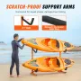 Freestanding Kayak Storage Rack, Kayak Stand for 2 Kayak Canoe Paddleboard, Heavy-duty Steel Kayak Hanger Holder with Padded Arm