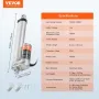 Lineær aktuator 12V 6 tommer høj belastning 330 kg/1500n 0,19
