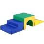 Single Tunnel Climber, Toddler Playset, Foam Climbing Blocks for Toddlers, Kids Tunnel Maze with Stairs and Ramp, Indoor for Tod