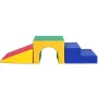 Single Tunnel Climber, Toddler Playset, Foam Climbing Blocks for Toddlers, Kids Tunnel Maze with Stairs and Ramp, Indoor for Tod