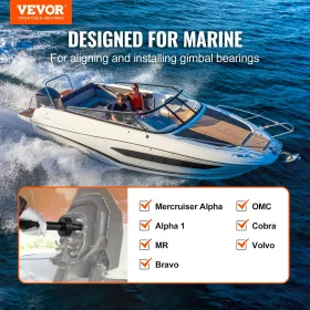Gimbal bærende justering og installationssæt, Heavy Duty Engine