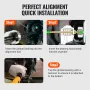 Gimbal bærende justering og installationssæt, Heavy Duty Engine