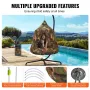 Hanging Tree Tent, 330 LBS Capacity Hanging Tent Swing for Indoor and Outdoor Hammock Sensory Swing Chair w/LED Lights String, I