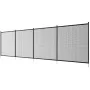 Pool Fence, 1.2 x 14.6 m Removable Pool Fences for Inground Pools Outdoor