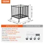 Rolling Sports Ball Storage Cart, Lockable Basketball Cage with Elastic Straps, Sport Equipment Holder Organizer for Indoor Outd