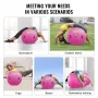 Air Mat Tumble Track Air Spot, Round Inflatable Air Roller, Air Barrel Gymnastic Equipment with Electric Pump, Tumbling Backbend