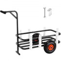 Beach Fishing Cart, 200 lbs Load Capacity, Fish and Marine Cart with Two 11" Big Wheels Rubber Balloon Tires for Sand,