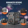 Cold Spark Machine, 500W Output Fireworks Controller, 6.6-13ft Adjustable Height, with Advanced DMX System,LED Screen,Portable H
