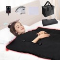 Sauna Blanket Far Infrared Heating with Arm Holes for Detox