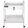 Labvogn, 2 lags rustfrit stål Utility Cart Medical Cart 2