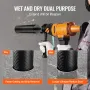 Core Drill Bit, 10.2 cm Wet/Dry Diamond Core Drill Bits for Brick and Block, Concrete Core Drill Bit with Pilot Bit Adapter and 