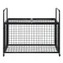 Rolling Sports Ball Storage Cart, Lockable Basketball Cage med