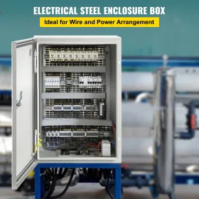 NEMA stålkabinet, 12 x 8 x 6 '' Nema 4X stål elektrisk boks