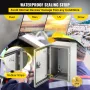 NEMA Steel Enclosure ,30x20x15 cm NEMA 4X Steel Electrical Box, IP66 Waterproof & Dustproof, Outdoor/Indoor Electrical Junction 