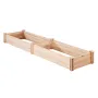 Raised Garden Bed, 7.9 x 2 x 0.8 ft Wooden Planter Box, Outdoor Planting Boxes with Open Base, for Growing Flowers/Vegetables/He