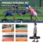 Pickleball Net Set, 22FT Regulation Size Portable Pickleball System with Carrying Bag, Balls, and Wheels, Weather Resistant Stea