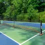 Pickleball Net Set, 22FT Regulation Size Portable Pickleball System with Carrying Bag, Balls, and Wheels, Weather Resistant Stea