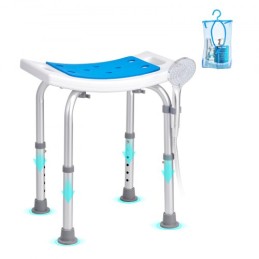 Shower Chair, Adjustable Height Shower Stool, Shower Seat for Inside Shower or Tub, Non-Slip Bench Bathtub Stool Seat for