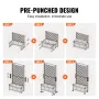 2PCS Raised Garden Bed with Trellis, 152.4 x 33 x 156 cm Outdoor Raised Wood Planters with Drainage Holes, Free-Standing Trellis